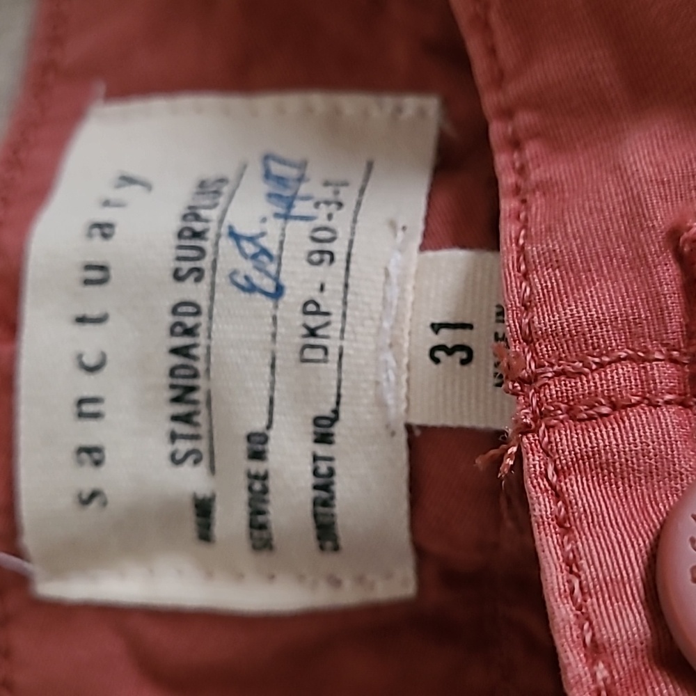 Nwt Santuary Women's Rust Shorts - Picture 3 of 4